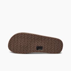 reef Draftsmen Leder Zehentrenner Bronze/Brown
