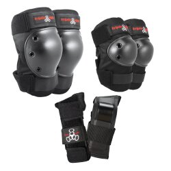 Triple 8 Saver Series Pads Schonerset Black