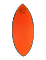 HW-Shapes Waveskim EPOXYART Orange Blue Skimboard READY...