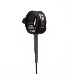 FCS Surfboard All Round Essential Ankle Leash 90" Charcoal/Blood Orange