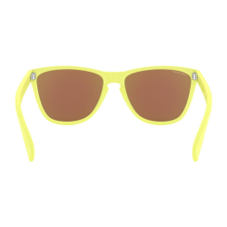 Oakley Frogskins Sonnenbrille Matte Neon Yellow Prizm Sapphire