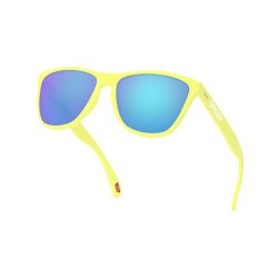 Oakley Frogskins Sonnenbrille Matte Neon Yellow Prizm Sapphire