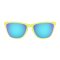 Oakley Frogskins Sonnenbrille Matte Neon Yellow Prizm Sapphire