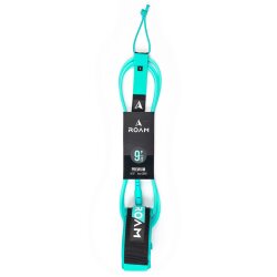 ROAM Surfboard Leash Premium 9.0 Knie 7mm Grün