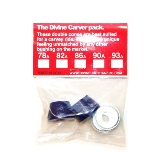 Divine Bushings CARVER PACK Cone / Cone  Orange 93A
