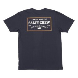 Salty Crew Topstitch S/S Premium Tee Navy