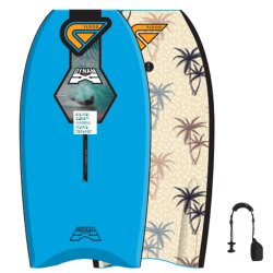 FLOOD Bodyboard Dynamx Stringer 41 Blau Palm