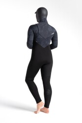 C-Skins ReWired Hooded Women Steamer 6/5/4 Neoprenanzug Black M (US8 / UK10)