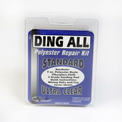 Ding All Polyester Repair Kit Standard Ultra Clear