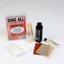 Ding All Polyester Repair Kit Super Ultra Clear