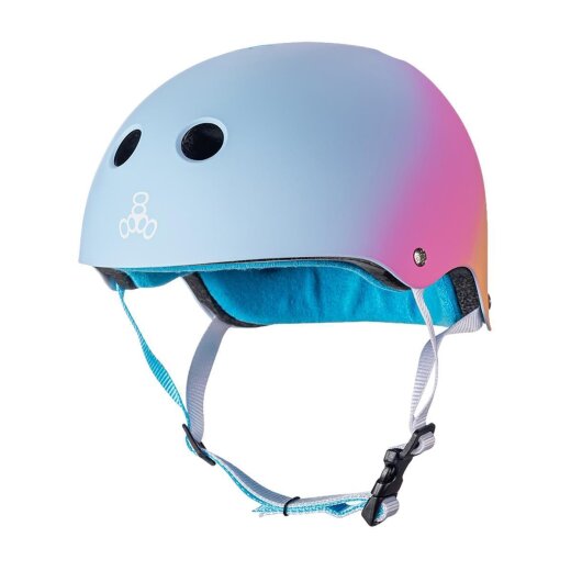 Triple 8 Certified Sweatsaver  verstellbarer Skatehelm Sunset