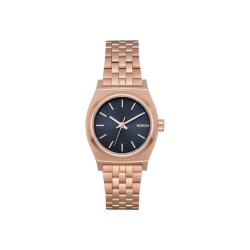 NIXON SMALL TIME TELLER Rose Gold/Storm