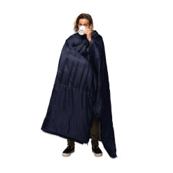 Voited Fleece Pillow Blanket Camp Vibes