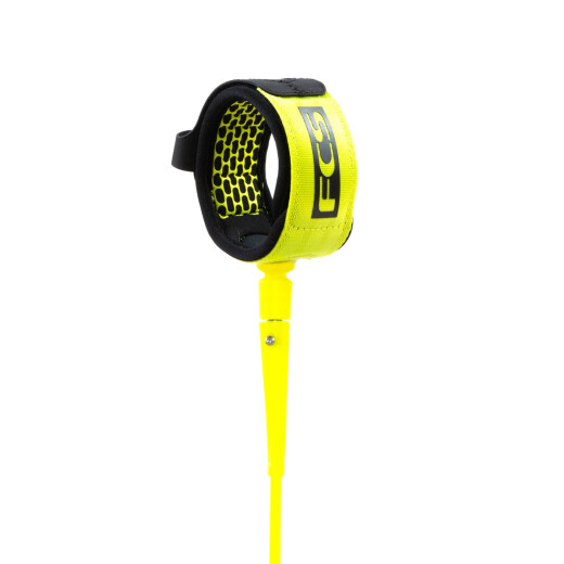 FCS Surfboard Comp Essential Series Leash 60" Acid