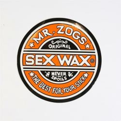 SEX WAX Sticker 9" verschiedene Farben Orange