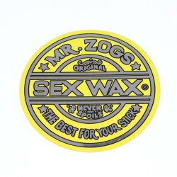 SEX WAX Sticker 7" verschiedene Farben Gelb