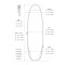 ROAM Boardbag Surfboard Daylight Funboard PLUS 7.0