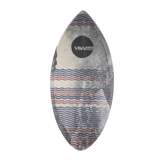 HW-Shapes Hybridskim Grey Waves Skimboard