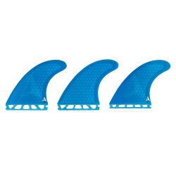 ROAM Thruster Fin Set Allround Large one tab Blau