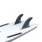 ROAM Quad Rear Fin Set Medium one tab Schwarz