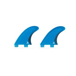 ROAM Quad Rear Fin Set Medium two tab Blau