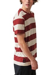 Globe Dion Agius Striped Tee Ox Blood S