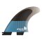 FCS 2 Performer PC Teal Tri Fins (M)