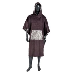 MDNS Change Robe Surf Poncho Unisize Black Mosaic