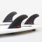 FCS 2 Shaper Series Fire Wire Tri Quad Set (L)