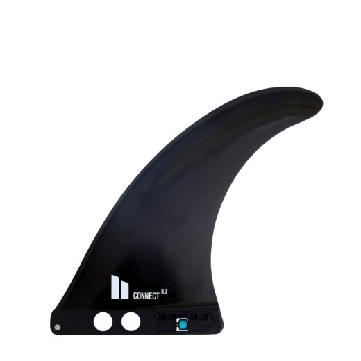 FCS II Connect 9.0" GF Longboard Finne Tool-less Black