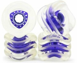 Shark Wheels DNA ROLL (4er Set) 72mm/ 78a Clear/Purple Core