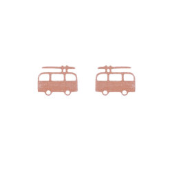 Vintageliebe Ohrstecker Surfbus