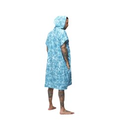 After Microfiber Poncho Surf Rider Foundation Blau