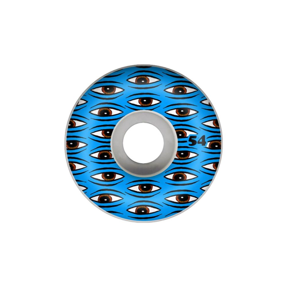 ToyMachine Wheels All Seeing100A 54mm White/Blue