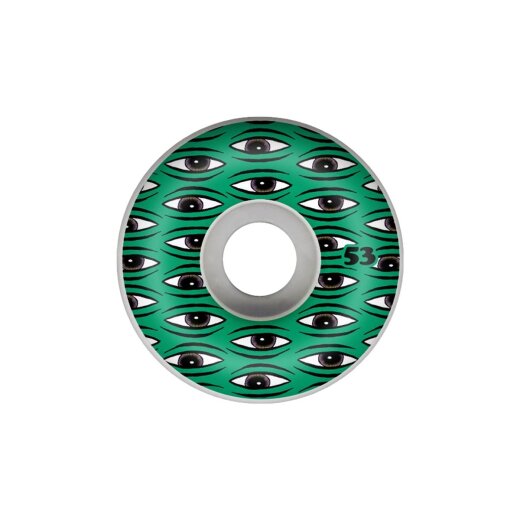 Toy-Machine Wheels All Seeing100A 53mm White/Green