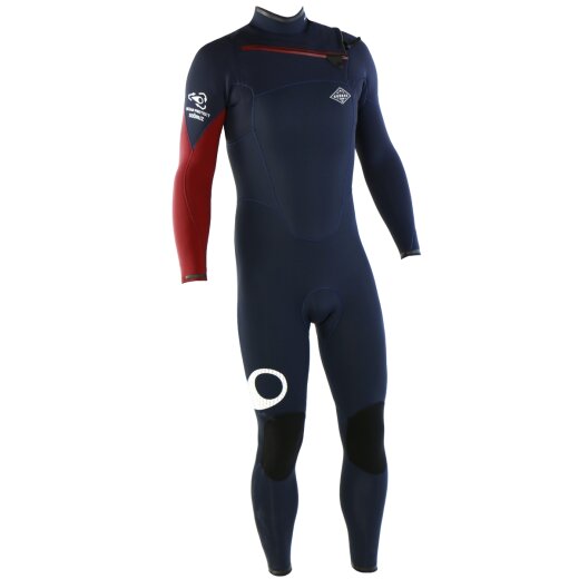 Soöruz Fighter Oysterprene Chestzip 5/4/3 Neoprenanzug Navy
