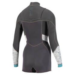 Prolimit Pure Girl Sunset Fire Shorty Frontzip 3/2 Black Ivory