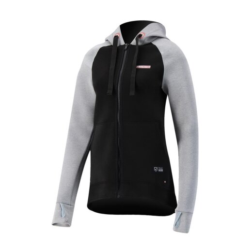 Prolimit SUP Pure Girl Hoody Zipper Jacket Neoprenmantel Black Grey