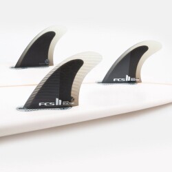 FCS 2 Reactor PC Tri Retail Fin Set Charcoal/Black (S)