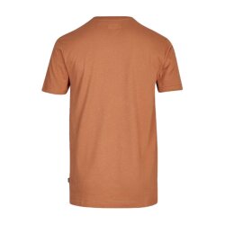 Cleptomanicx T-Shirt Basic Tee Ligull Regular Caramel Cafe