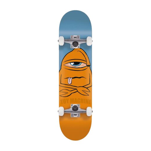 Toy-Machine Complete Board Skateboard Bored Sect Orange Blue  7.875"