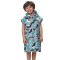 After Babies Poncho Sketchbook Blue