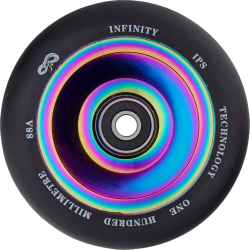 Infinity Hollowcore Wheels 100mm Neochrome