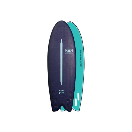 Ocean & Earth Flying Ezi Rider 58" Quad Fish Midnight