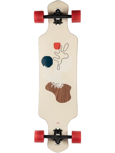 Globe Geminon 35" Longboard Komplettboard Walnut Cockatoo