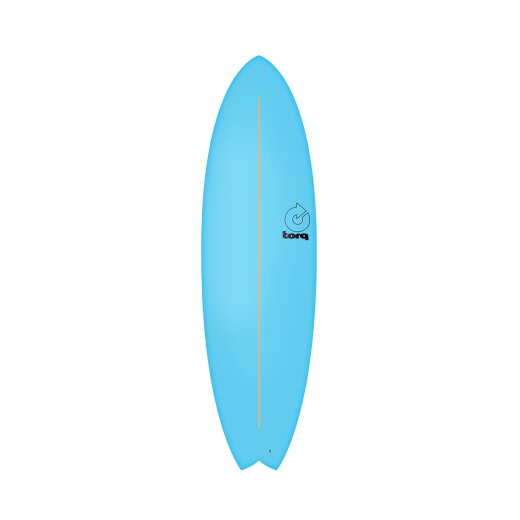 Surfboard TORQ Softboard 6.3 Mod Fish Blau