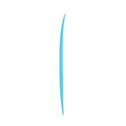 Surfboard TORQ Softboard 6.3 Mod Fish Blau