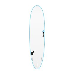 Surfboard TORQ Softboard 8.2 V+ Fun Blau