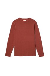 Rhythm. Mesh Knit Sweater Mineral Red