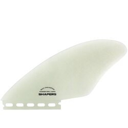 Shapers Fins Modern Twin Keel Clear Single